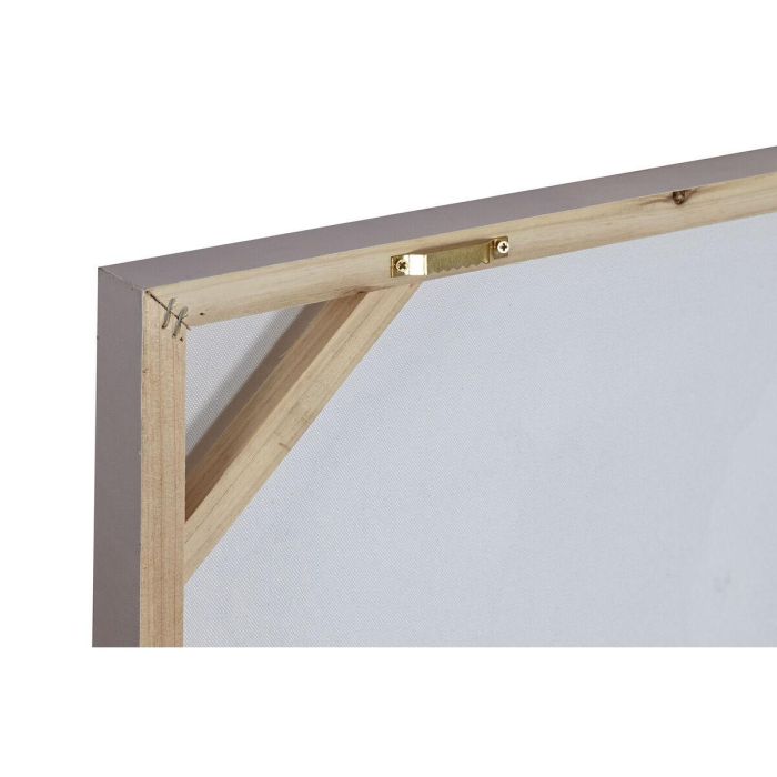 Cuadro Moderno DKD Home Decor Beige Dorado 3 x 80 x 80 cm (2 Unidades) 1