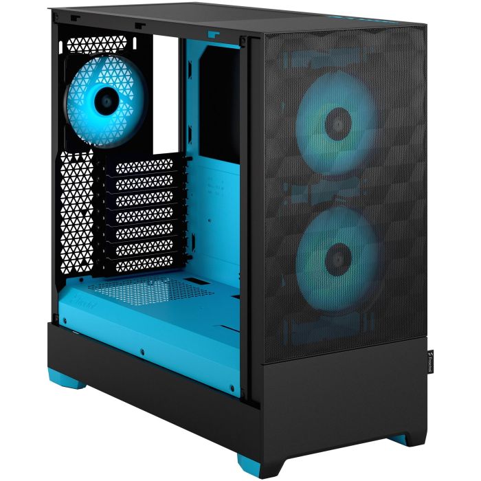 Fractal Design Pop Air RGB Cyan Core TG Clear Tint Torre PC, ATX, micro ATX, Mini-ITX, Cristal Templado, Negro/Cian 8 Fractal Design Pop Air RGB Cyan Core TG Clear Tint Torre PC, ATX, micro ATX, Mini-ITX, Cristal Templado, Negro/Cian 8
