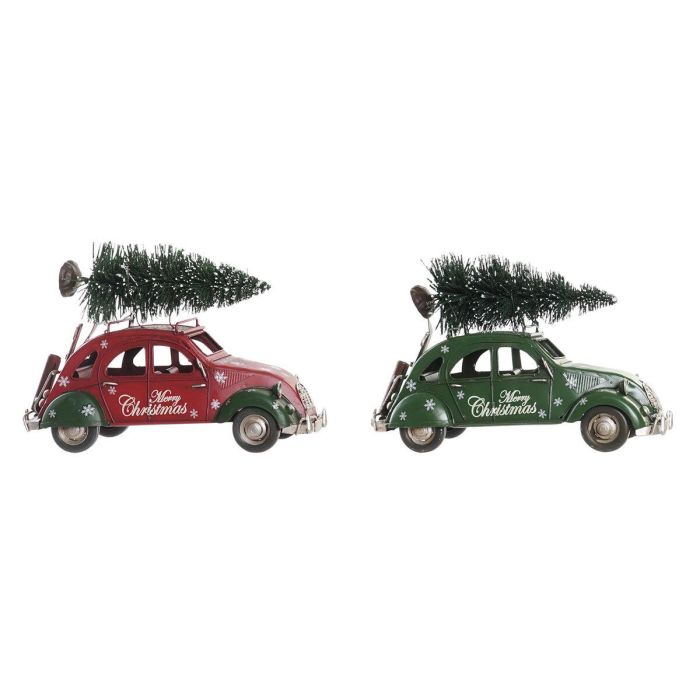 Figura Decorativa DKD Home Decor Coche Metal (26 x 11,5 x 16,5 cm) (2 Unidades)