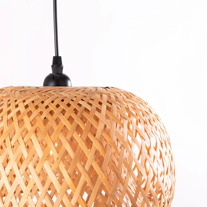 Lámpara Colgante Antony SKD-P-2046 Ratán Iluminación Cálida y Fresca 1