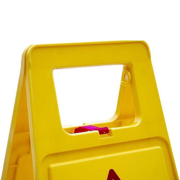 Normaluz Panel precaución suelo mojado amarillo/rojo/negro 30x21x62 cm 2