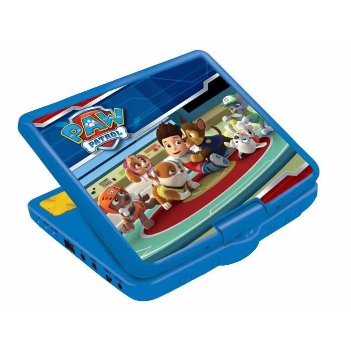 LEXIBOOK - PAT PATROILLE - Reproductor de DVD portátil para niños con puerto USB 2 LEXIBOOK - PAT PATROILLE - Reproductor de DVD portátil para niños con puerto USB 2