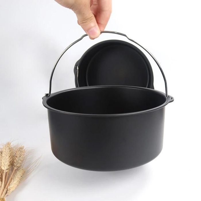 Molde para hornear de 19 cm con asa para Air Fryer Quttin - Inde (8 Unidades) 5 Molde para hornear de 19 cm con asa para Air Fryer Quttin - Inde (8 Unidades) 5