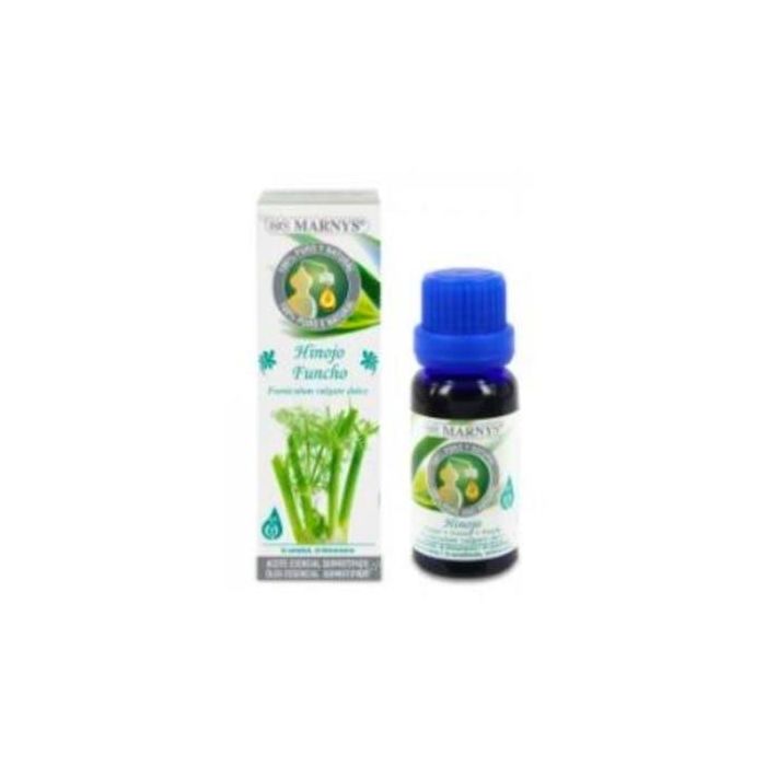 MARNYS Hinojo Aceite Esencial Alimentario 15ml - Digestivo, Carminativo, Antiespasmódico, Tónico Respiratorio y Antiséptico