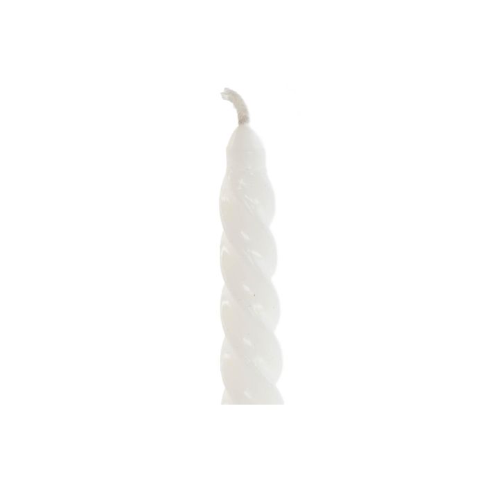 DKD Home Decor Vela Decorativa de Cera Bicolor, Set de 4 Unidades, 20 cm Alto x 2 cm Ancho x 2 cm Largo, 32 gramos 1