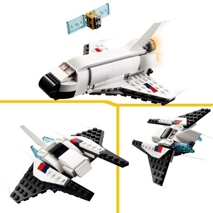 LEGO 31134 Creador 3-en-1 Transporte espacial con Astronauta y chaleco - Set de construcción para niños 6+ años 3