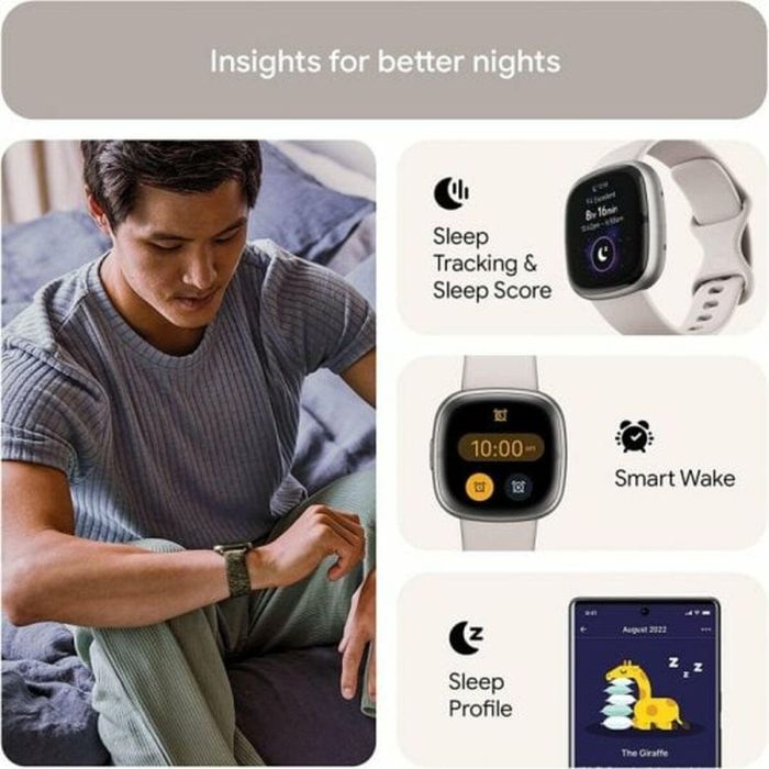 Smartwatch Google Sense 2 Blanco 1,58" 9 Smartwatch Google Sense 2 Blanco 1,58" 9