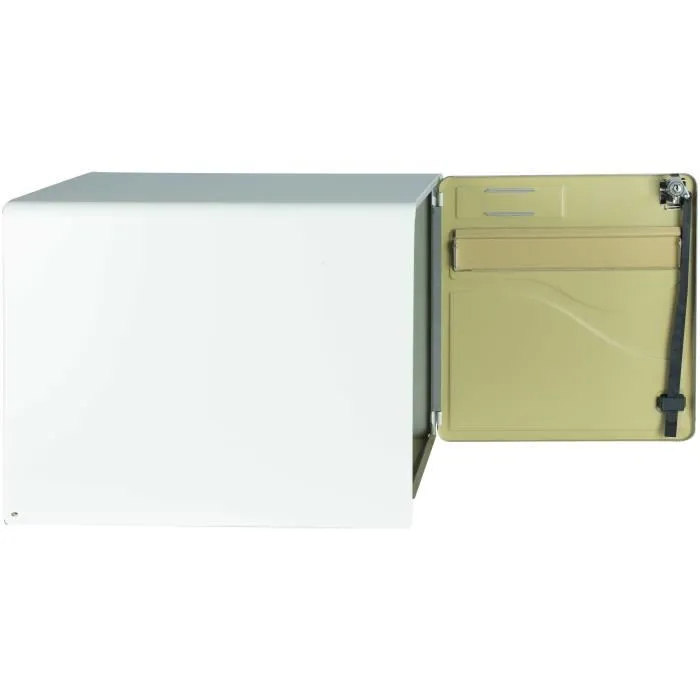 Burg-Wächter BUR3572010525158 Tervo Puerta a Pie Acero Galvanizado Apertura Lateral Hecho en Francia Blanco 3