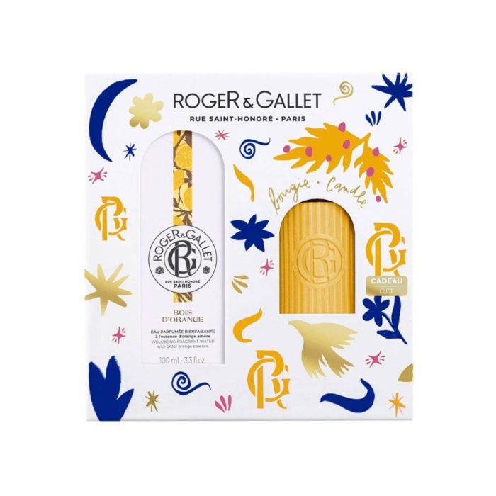 Roger & Gallet Bois d'Orange Eau Fraîche Parfumée 100ml + Vela Aromática