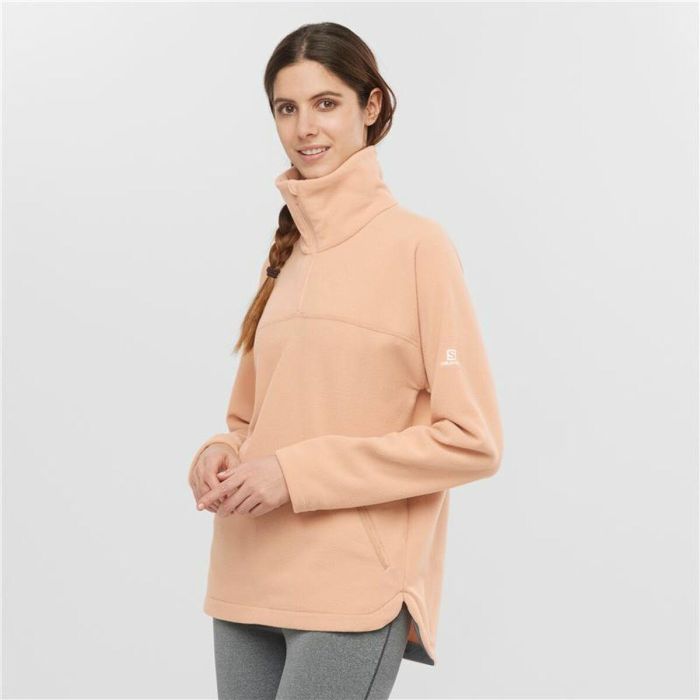 Forro Polar Salomon Essentiall Cosy Mujer Rosa claro XS 4