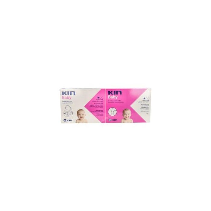 Kin Baby Aspirador Nasal para Bebés con Recambio (2 unidades) - Eliminación Suave y Eficaz de Mucosidad