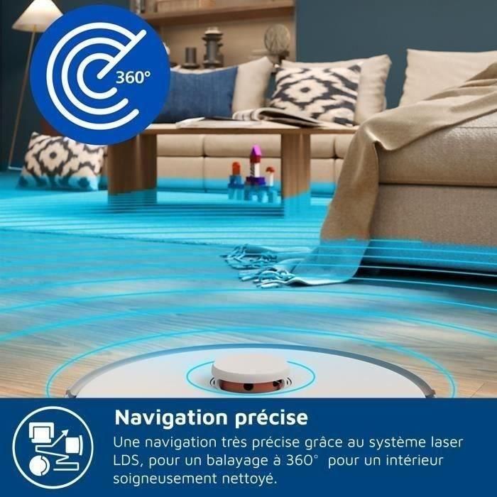 Philips XU5100/20 Aspiradora robot 10000 Pa con vaciado automático y navegación láser 5 Philips XU5100/20 Aspiradora robot 10000 Pa con vaciado automático y navegación láser 5