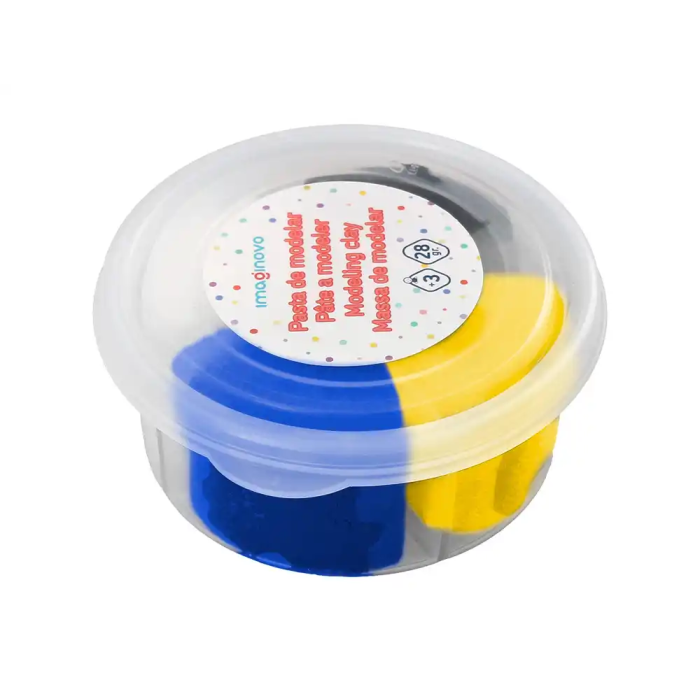 Imaginovo Pasta para modelar al aire, set de colores surtidos, ideal para niños, crea figuras de dinosaurio azul 4 Imaginovo Pasta para modelar al aire, set de colores surtidos, ideal para niños, crea figuras de dinosaurio azul 4
