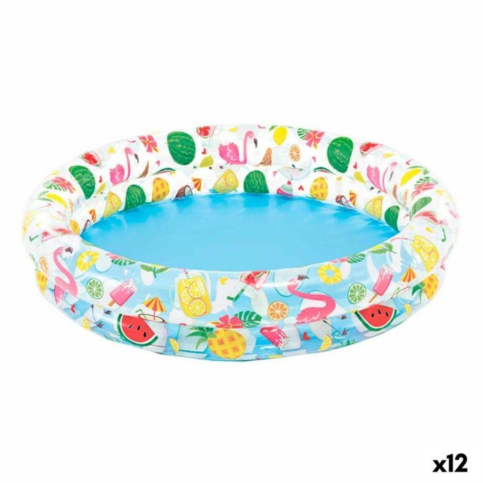 Piscina Hinchable para Niños Intex Tropical Aros 150 l 122 x 25 cm (12 Unidades)