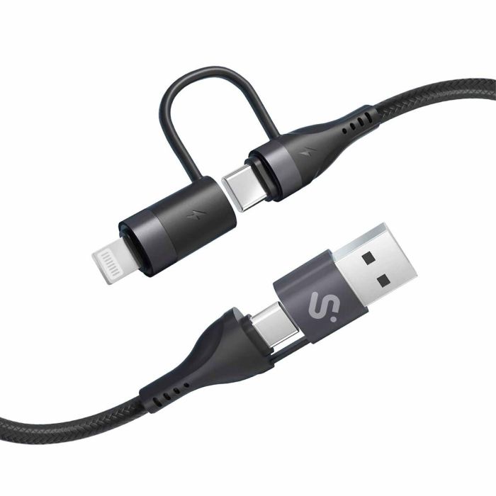 Cable HDMI Subblim SUBCAB-4IN101 Negro 1,2 m 15