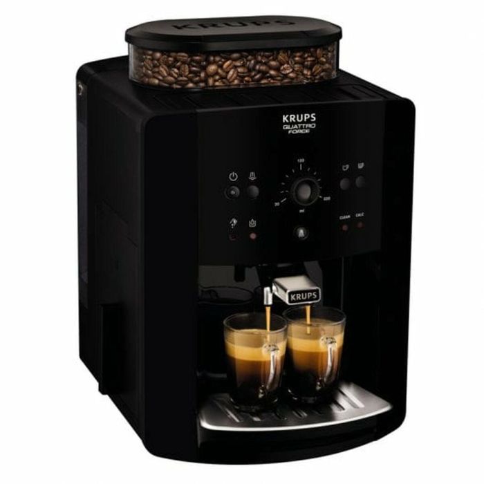 Cafetera Expreso Krups Arabica/ 1450W/ 15 Bares/ Negra