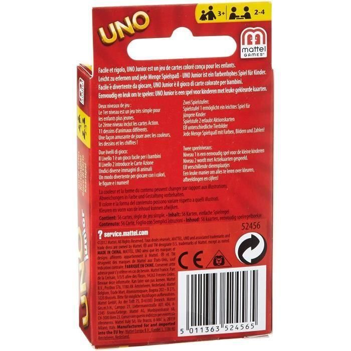 Juego Uno Junior 2.0 Gkf04 Mattel Games 5 Juego Uno Junior 2.0 Gkf04 Mattel Games 5