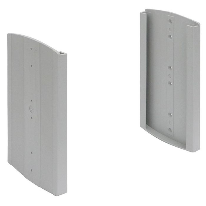 SERVETTO Adaptador Tasca para Perfilería Aluminio, Color Gris