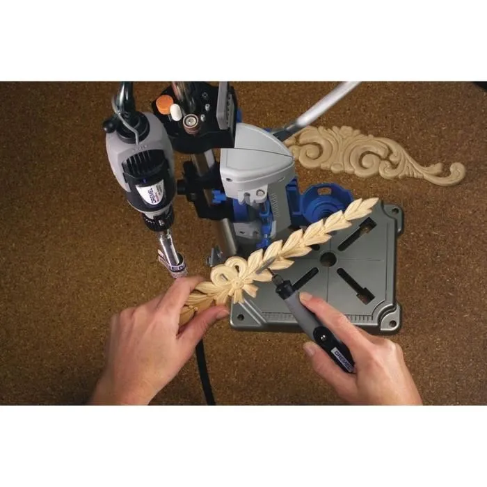 Dremel Soporte de Perforación 220 para Trabajos Estacionarios con Herramienta Dremel 2 Dremel Soporte de Perforación 220 para Trabajos Estacionarios con Herramienta Dremel 2