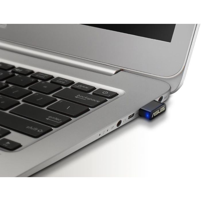 Asus 90IG03P0-BM0R10 Adaptador USB WiFi USB-AC53 Nano AC1200 Dual-Band 802.11ac MU-MIMO Ultra Pequeño para Gaming y Streaming 5