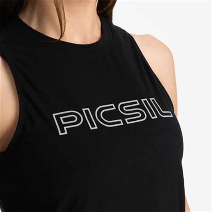 Camiseta para Mujer sin Mangas Picsil Premium 241 Negro XL 2
