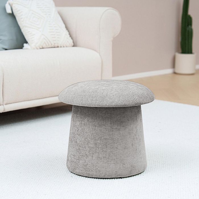 Puff Con Almacenamiento Gris Versa 43X45CM 1 Puff Con Almacenamiento Gris Versa 43X45CM 1