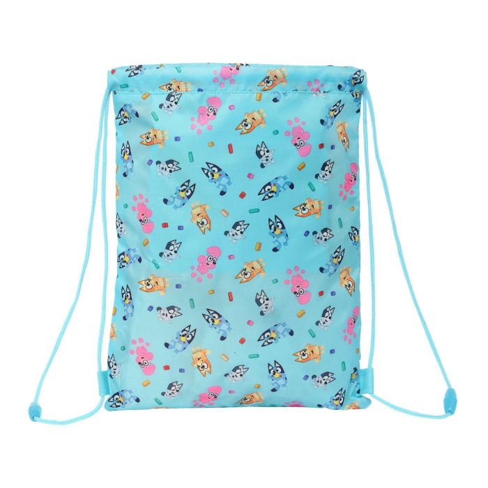 Bolsa Mochila con Cuerdas Bluey Azul cielo 26 x 34 x 1 cm