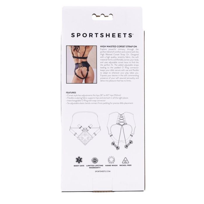 Arnés Sportsheets Negro 9 Arnés Sportsheets Negro 9