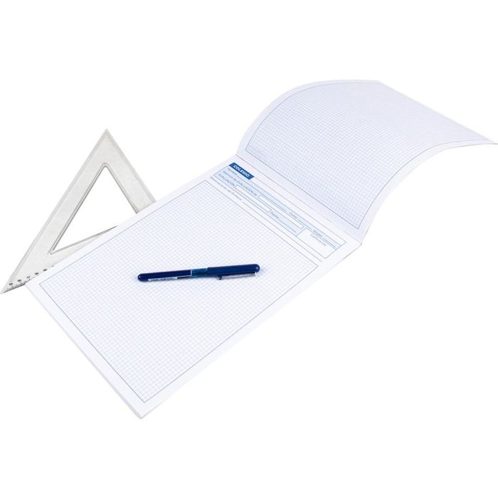 Bloc Examenes Liderpapel Cuadro 4 mm Folio 40 Hojas 60 gr-M2 10 unidades 7