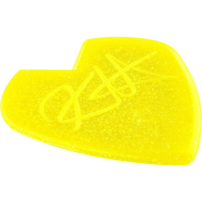 Dunlop Púas Jazz III Kirk Hammet Yellow Glitter Pack 6 Unidades 2