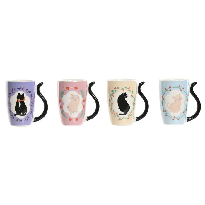 Mug Shabby DKD Home Decor Lila Azul 8 x 12 x 11 cm (12 Unidades) Mug Shabby DKD Home Decor Lila Azul 8 x 12 x 11 cm (12 Unidades)