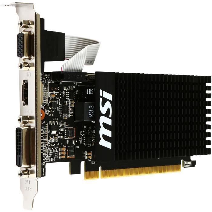 Msi Geforce Gt 710 2 Gb Gddr3 64 Bit Pci Express 2.0 912-V809-3814