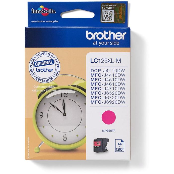 Brother MFC-J4410DW-J4510DW Tinta Magenta Blister 1.200 Pág 0 Brother MFC-J4410DW-J4510DW Tinta Magenta Blister 1.200 Pág 0