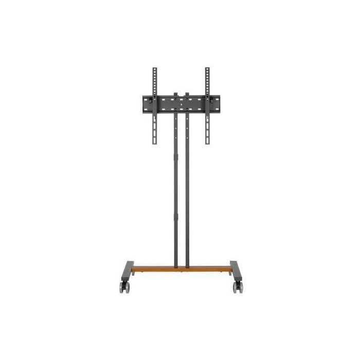 AISENS - SOPORTE DE SUELO ECO CON RUEDA PARA MONITOR/TV 35KG DE 32-55, NEGRO