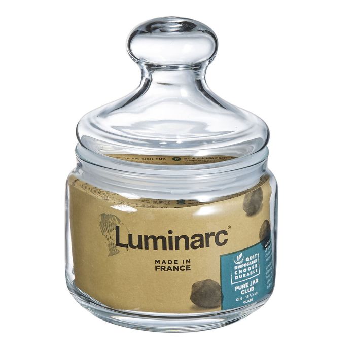 Tarro Luminarc Club Transparente Vidrio 500 ml (6 Unidades) 2