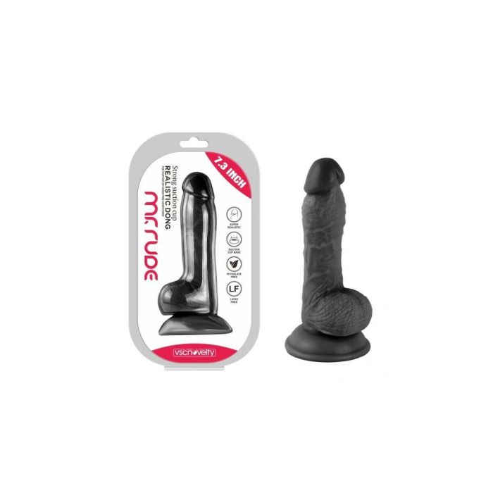 Consolador Realista VSCNOVELTY Negro 18,5 cm 2 Consolador Realista VSCNOVELTY Negro 18,5 cm 2