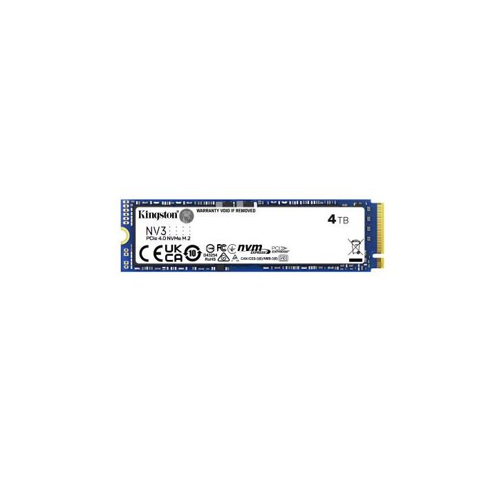 Kingston Technology NV3 4 TB M.2 PCI Express 4.0 NVMe 3D NAND 2