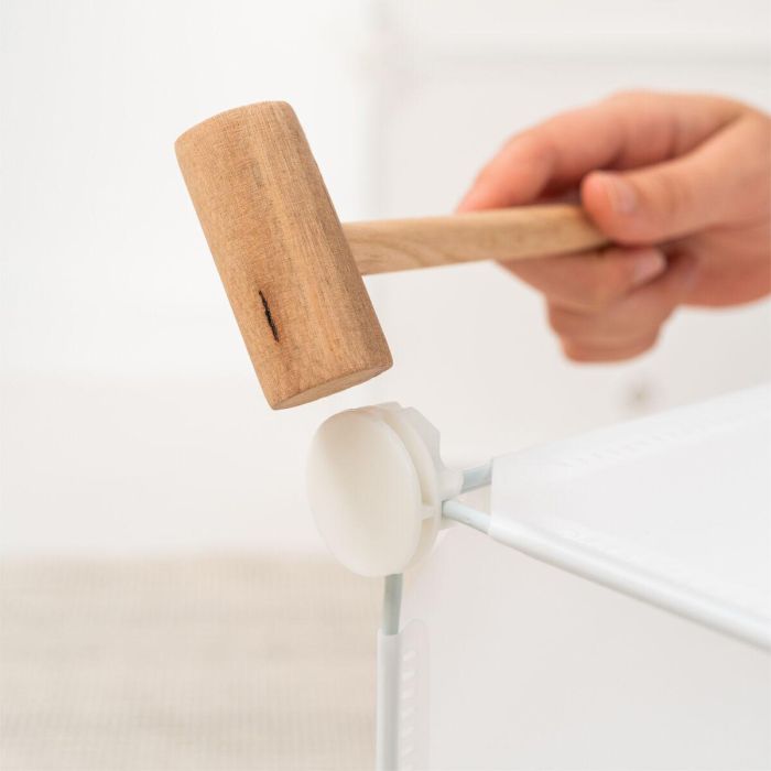 Zapatero Modular Portátil InnovaGoods Blanco 20 pares 12