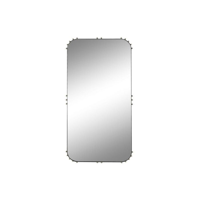DKD Home Decor Espejo de Pared Moderno Rectangular Negro y Dorado 123x63x3 cm, Fabricado en Hierro y Cristal. 1 DKD Home Decor Espejo de Pared Moderno Rectangular Negro y Dorado 123x63x3 cm, Fabricado en Hierro y Cristal. 1
