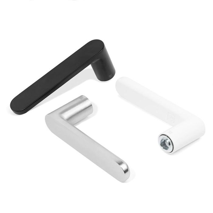 Manilla Sin Roseta Modelo Pure Ø25 Acabado Cromo Satinado, Negro Mate, Blanco Mate Acabado Blanco Nuda 2 Manilla Sin Roseta Modelo Pure Ø25 Acabado Cromo Satinado, Negro Mate, Blanco Mate Acabado Blanco Nuda 2