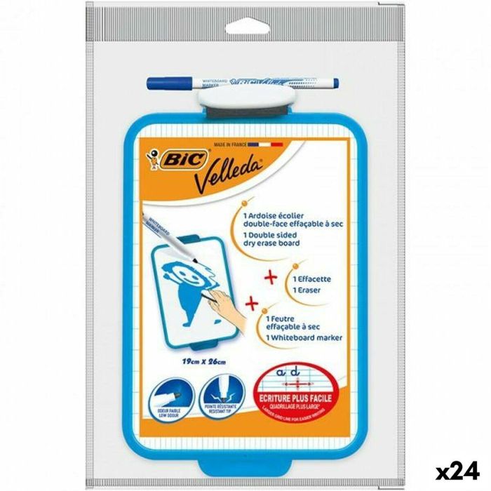 Pizarra blanca Bic 19 x 26 cm (24 Unidades) 0 Pizarra blanca Bic 19 x 26 cm (24 Unidades) 0