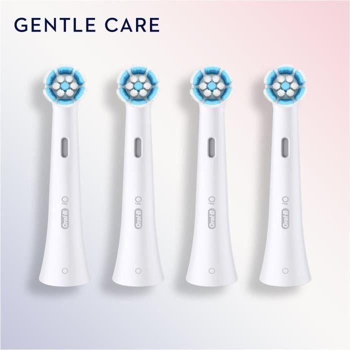 Oral-B iO cabezales de cepillo de cuidado suave, paquete de 4 2 Oral-B iO cabezales de cepillo de cuidado suave, paquete de 4 2