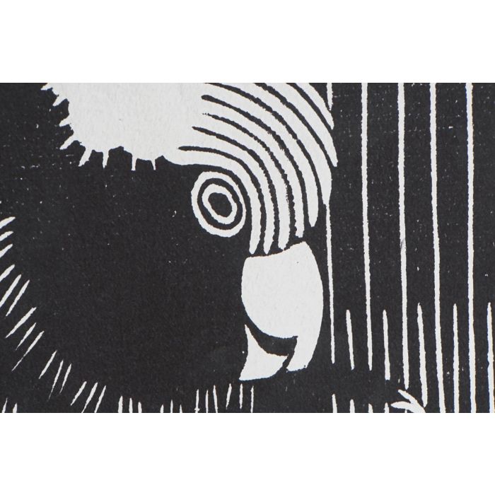 DKD Home Decor Cuadro Decorativo Moderno con Motivo Cacatua Negro Blanco 123x83 cm en PS y Lienzo (Juego de 2 Unidades Surtidas) 2
