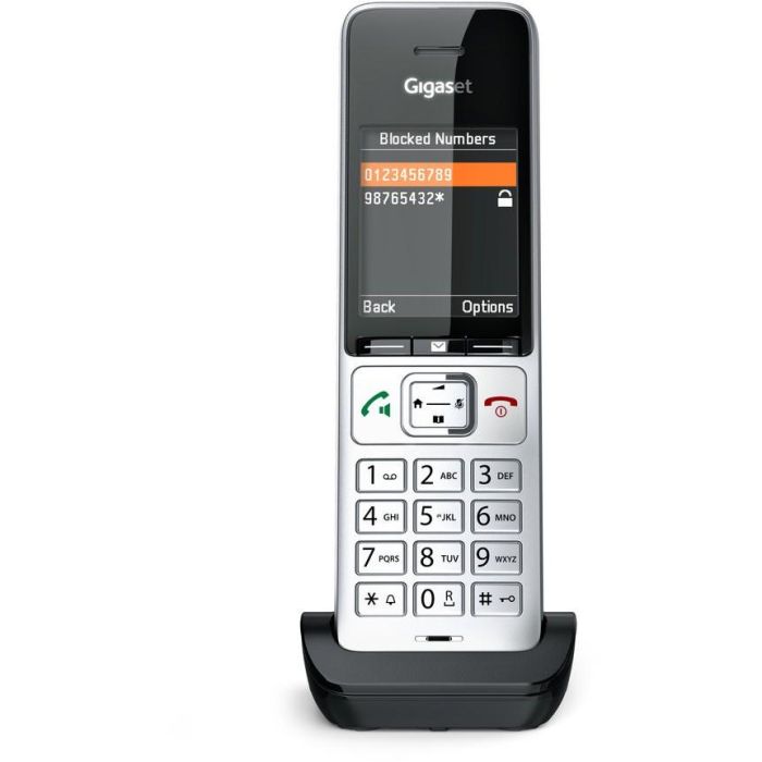 Gigaset COMFORT 500HX Teléfono Inalámbrico DECT/Analógico con Altavoz, Pantalla a Color de 2.2" y Agenda para 200 Contactos, Negro/Plata 15 Gigaset COMFORT 500HX Teléfono Inalámbrico DECT/Analógico con Altavoz, Pantalla a Color de 2.2" y Agenda para 200 Contactos, Negro/Plata 15