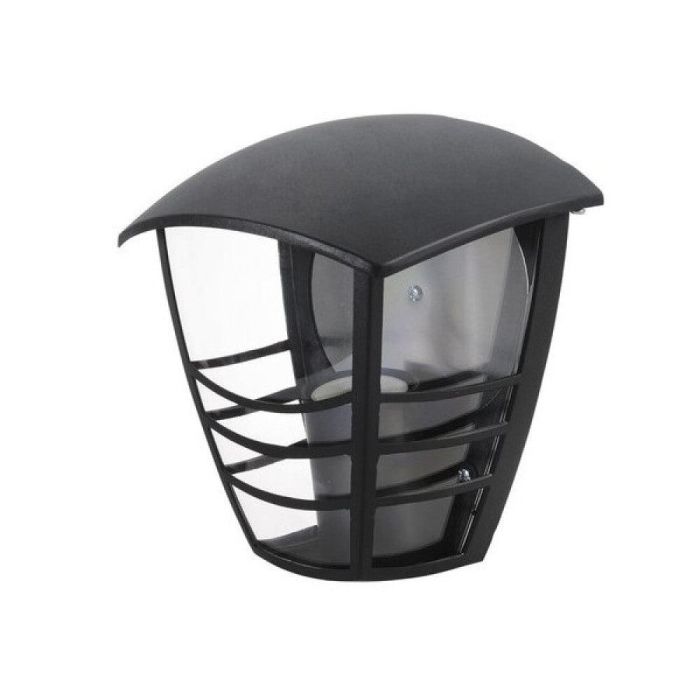 RABALUX RAB-8570 Aplique Exterior Marseille E27 IP44, Metal Negro, Cristal Transparente, Resistente UV 0 RABALUX RAB-8570 Aplique Exterior Marseille E27 IP44, Metal Negro, Cristal Transparente, Resistente UV 0