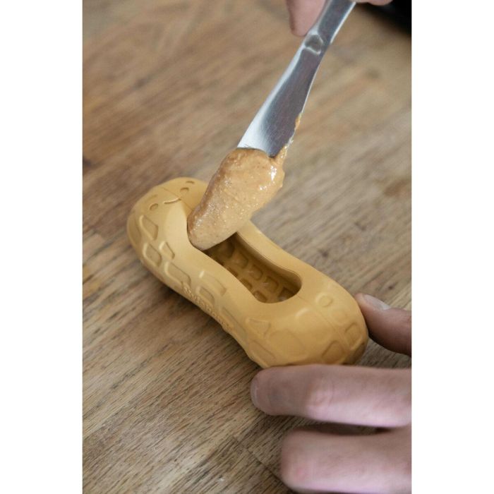 Juguete para perros Nylabone Marrón Manteca de cacahuete M 3 Juguete para perros Nylabone Marrón Manteca de cacahuete M 3