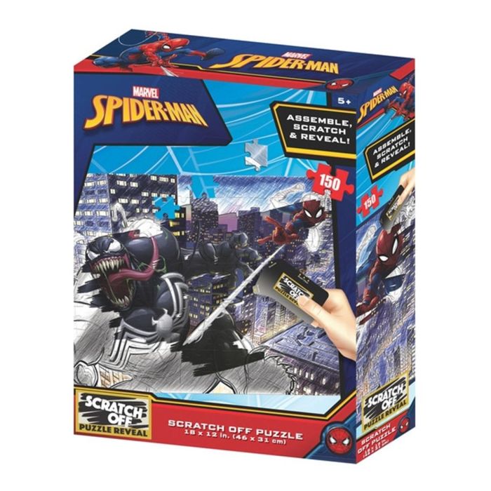 Prime 3D Puzzle para Rascar 3D Marvel Spiderman vs Venom 150 Piezas 0 Prime 3D Puzzle para Rascar 3D Marvel Spiderman vs Venom 150 Piezas 0