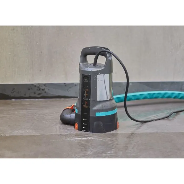 Gardena Bomba de Agua Clara 11000 Aquasensor | 11000l/h | 450W | Desagüe | Arranque/Paro Automático 1