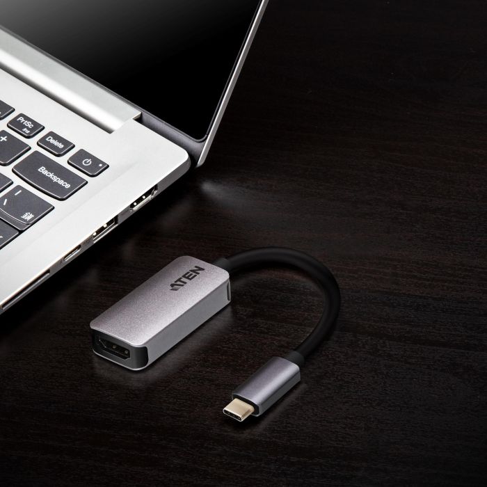 ATEN Adaptador USB-C a HDMI 4K UC3008A1 Plata, Soporta 4096 x 2160 a 60 Hz 1