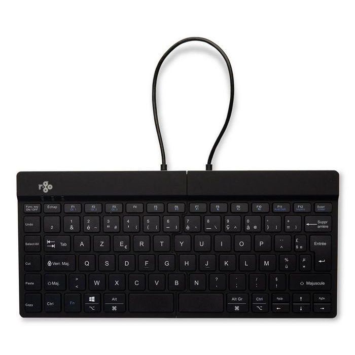 R-Go Tools Teclado ergonómico R-Go Split Break con software de descanso, dividido, AZERTY (FR), Bluetooth, negro 4